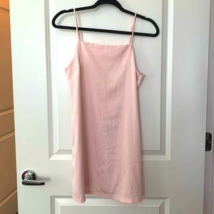 Pink and white striped FOREVER 21 dress